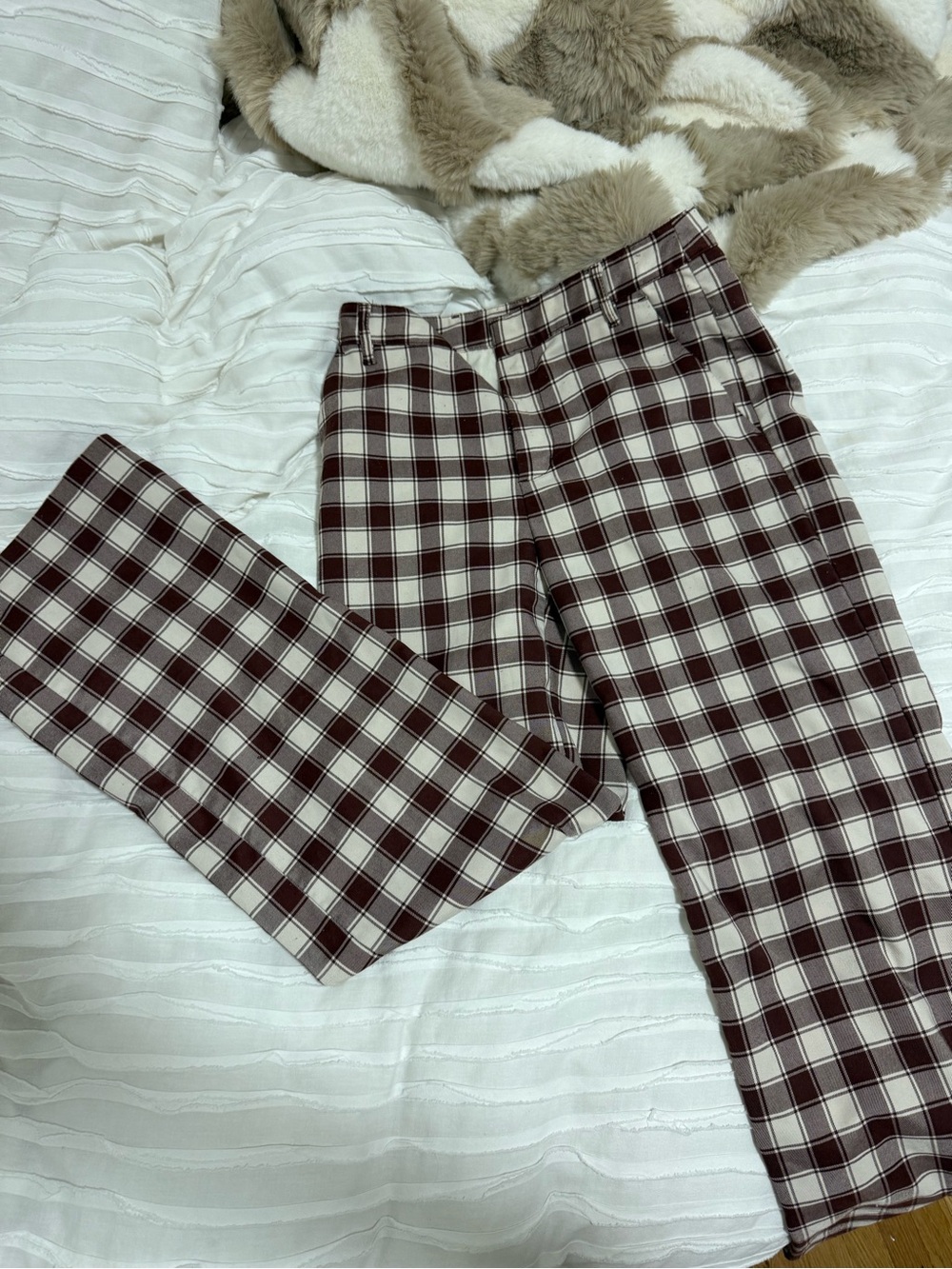 urban outfitters plaid trouser